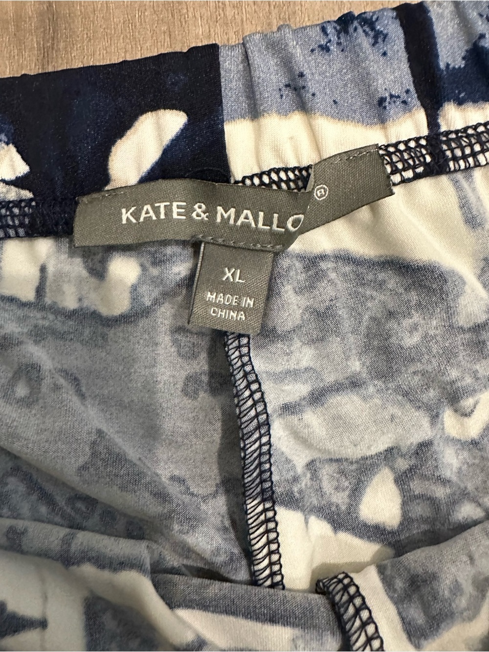 Kate & Mallory Abstract Abstract Brushstroke Print Flare Leg Bell Bottom Pants - Picture 2 of 6